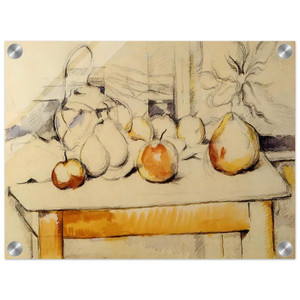 Paul Cezanne  Pot of Ginger and Fruits on a Table Acrylic Print