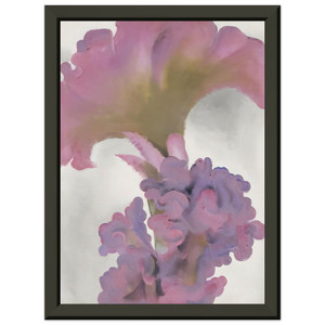 Georgia OKeeffe  Coxcomb Premium Metal Framed Art Print / Poster