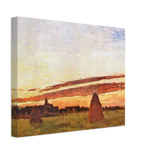 claude monet  Haystacks at Chailly Canvas
