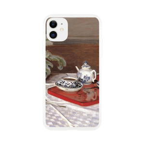 claude monet - The Tea Set Clear case