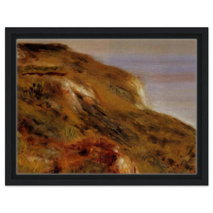PierreAuguste Renoir  The Varangeville Church and the Cliffs Framed Canvas
