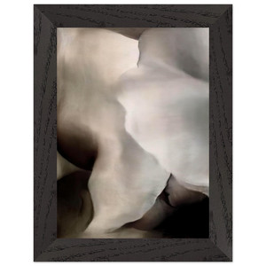 Georgia OKeeffe  Dark Iris 3 Premium Wooden Framed Art Print / Poster