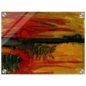 Emil Nolde  Sunset N2 Acrylic Print