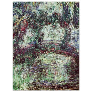 claude monet  The Japanese Bridge 2 Aluminum Print