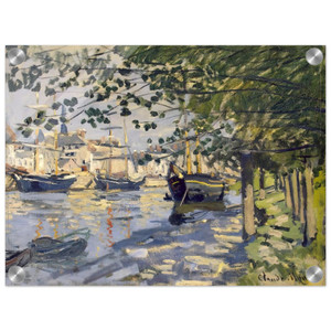 claude monet  Seine at Rouen Acrylic Print