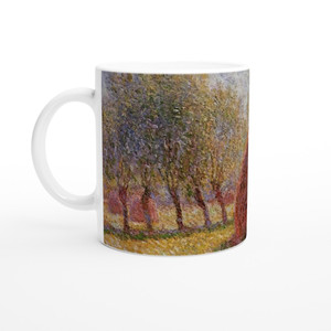 claude monet - Haystacks at Giverny Ceramic Mug