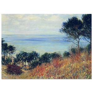 claude monet  The Coast of Varengeville Fine Art Poster / Art Print