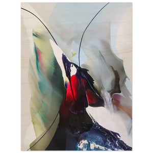 Paul Jenkins  Phenomena Tarot Over Wood Print