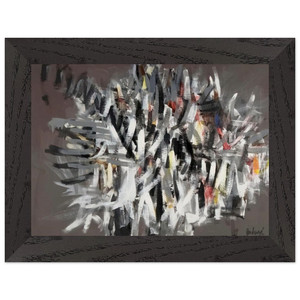 Robert Goodnough  Figure II  2002 Premium Wooden Framed Art Print / Poster