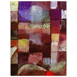 Paul Klee  HAMAMET 1914 Wood Print