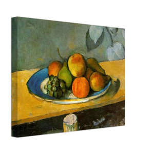 Paul Cezanne  Apples Pears and Grapes Canvas