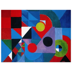 Sonia Delaunay  RHYTHM COLOUR Aluminum Print