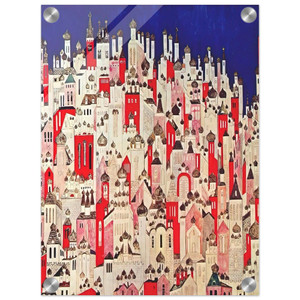 Natalia Goncharova  Design for final backcloth  1926 Acrylic Print