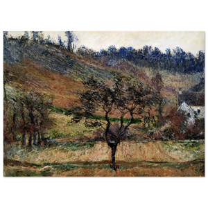 claude monet  The Valley Of Falaise Fine Art Poster / Art Print