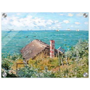 claude monet  The Cabin at SaintAdresse Acrylic Print
