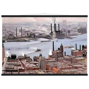 OKeeffe East River Shelton Museum-Quality Matte Paper Poster with Hanger