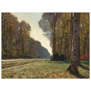 claude monet  The Pave de Chailly Aluminum Print