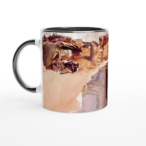 John Singer Sargent - Dugout Ceramic Mug with Color Inside