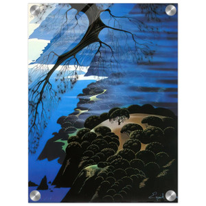 Eyvind Earle  Mystical Coastline Acrylic Print