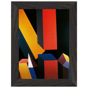 Miriam Schapiro Byzantium HardEdge Premium Wooden Framed Art Print / Poster