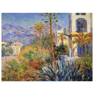 claude monet  Villas at Bordighera Aluminum Print