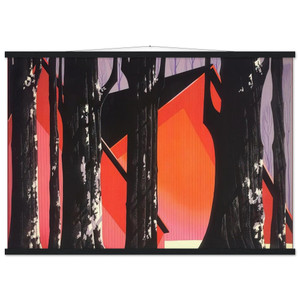 Eyvind Earle  Winter Barnyard Museum-Quality Matte Paper Poster with Hanger