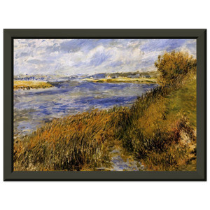 Renoir Seine Champrosay Premium Metal Framed Art Print / Poster