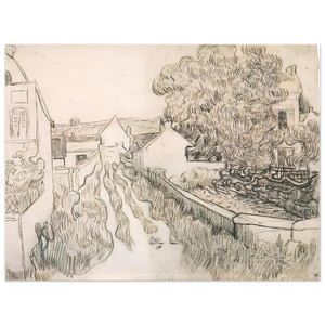 Vincent van Gogh  VILLAGE STREET N2 Aluminum Print