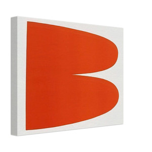 Ellsworth Kelly RedOrange from the Suite of TwentySeven Color Lithographs Canvas