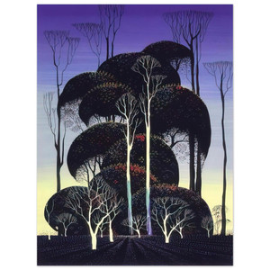 Eyvind Earle  Forest Arabesque Aluminum Print