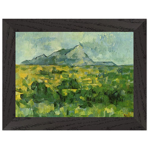 Paul Cezanne  Mont SainteVictoire Premium Wooden Framed Art Print / Poster