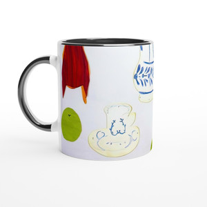 Henri Matisse - STILL LIFE WITH SEASHELL 1940 Ceramic Mug with Color Inside