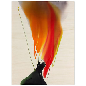 Paul Jenkins  Phenomena Woman Witch Wood Print