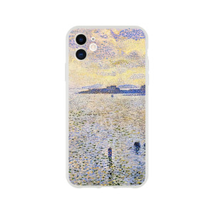 Theo van Rysselberghe - SAILBOATS AND ESTUARY 1892 Flexi case