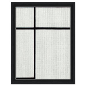 Piet Mondrian  Composition III with Blue Yellow and White Framed Canvas