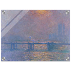 claude monet  Charing Cross Bridge The Thames Acrylic Print