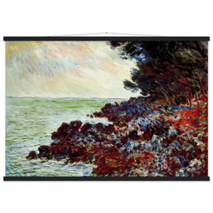 claude monet  Cap Martin 3 Museum-Quality Matte Paper Poster with Hanger