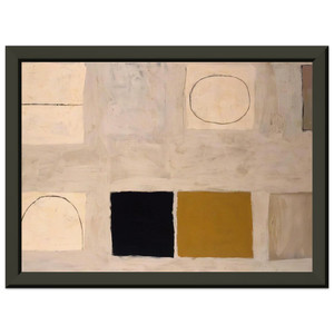 William Scott  Morning in Mykonos  1960 Premium Metal Framed Art Print / Poster