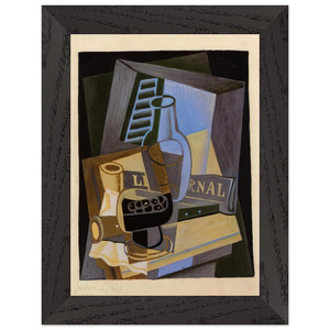 Juan Gris STILL LIFE IN FRONT OF THE WIINDOW 1922 Wood Framed Print