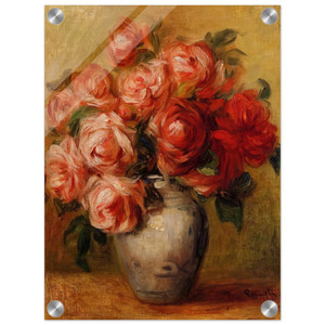 PierreAuguste Renoir  Still Life with Roses Acrylic Print