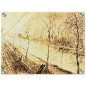 Vincent van Gogh  Canal Acrylic Print