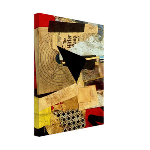 Kurt Schwitters  HITLER GANG 1944 Canvas