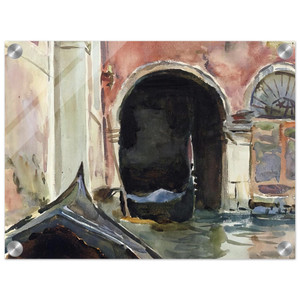 John Singer Sargent  Venetian Canal Acrylic Print