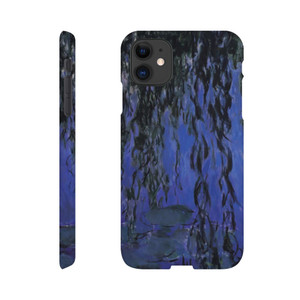 claude monet - Water Lilies and Weeping Willow Branches Slim case