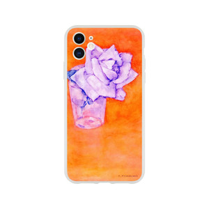 Piet Mondrian - White Rose in a Glass Flexi case