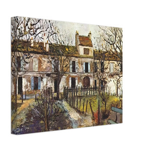 Maurice Utrillo  THE GARDEN AT MONTMAGNY Canvas