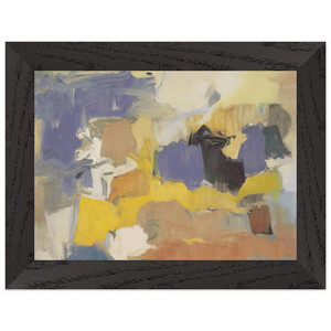 Esteban Vicente  UNTITLED 1958 N2 Premium Wooden Framed Art Print / Poster