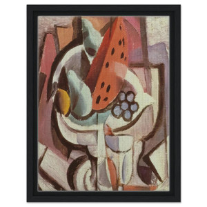 Salvador Dali  STILL LIFE WATERMELON Framed Canvas