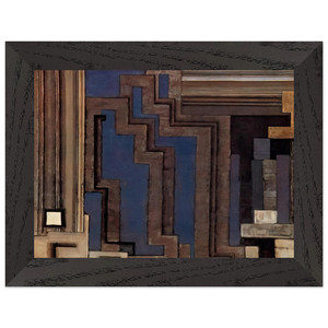 Frantisek Kupka  Two grays I Premium Wooden Framed Art Print / Poster