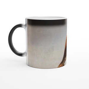 Dali's Skull, Lyric Appendage & 1934 Magic Ceramic Mug on Bedside Table